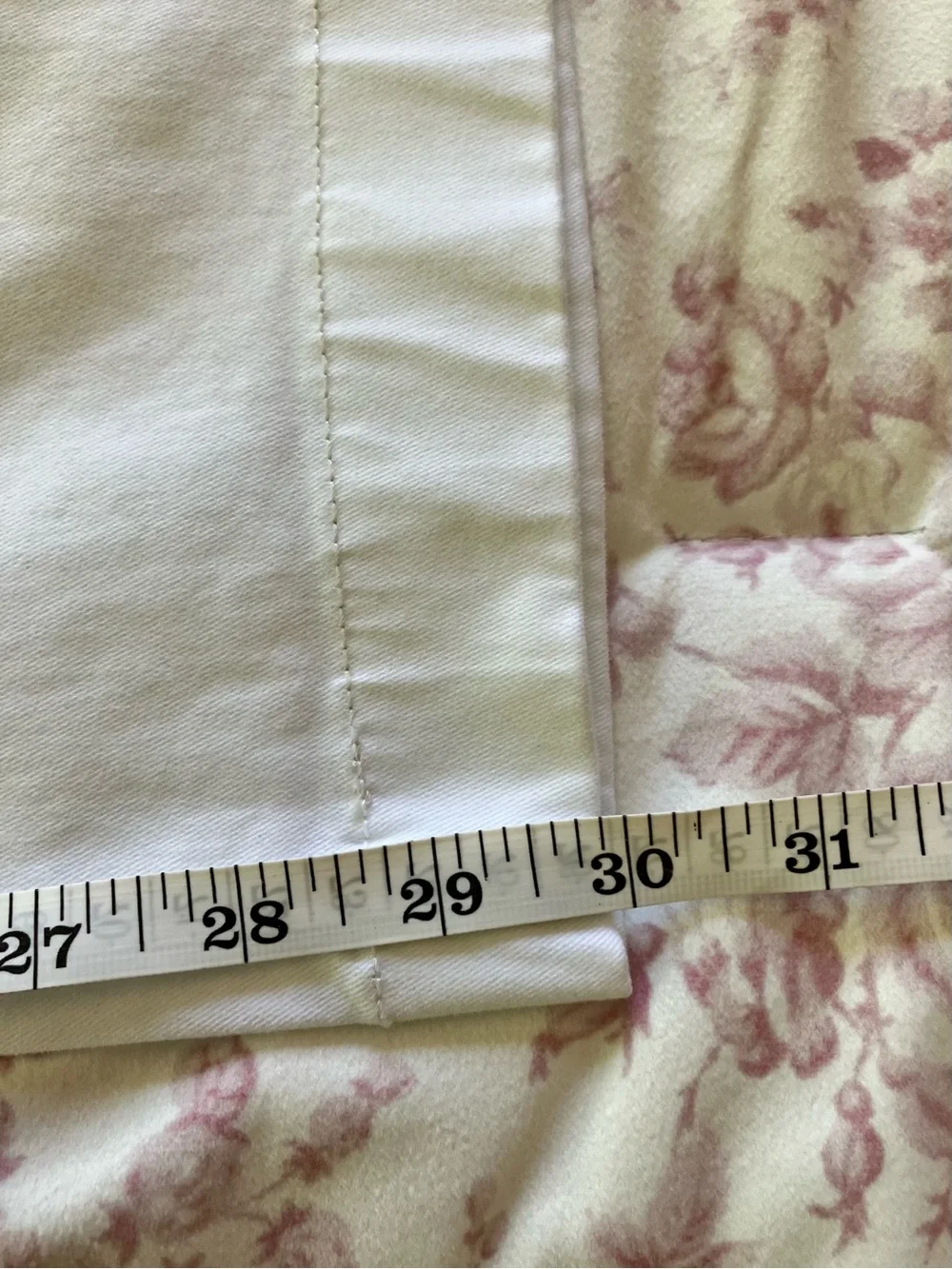 J. Crew White Stretch 484 Slim Fit Chino Pants Mislabeled Actual size 36x30